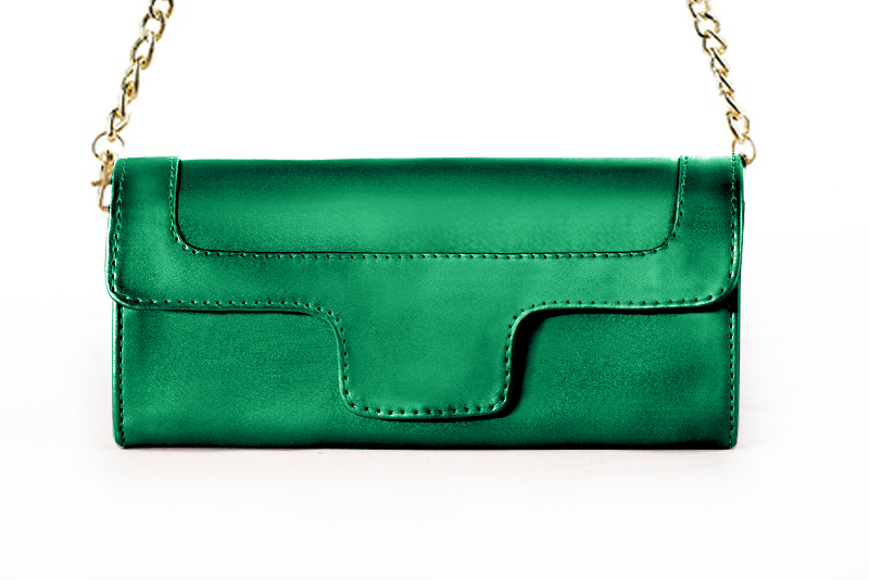 Emerald green matching clutch and . Wiew of clutch - Florence KOOIJMAN